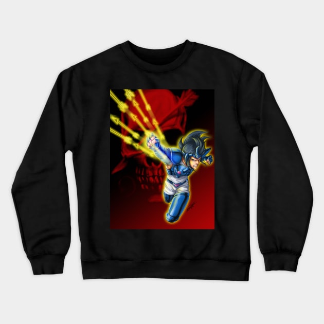 saint seiya sagitta ptolemy Crewneck Sweatshirt by ekkimu